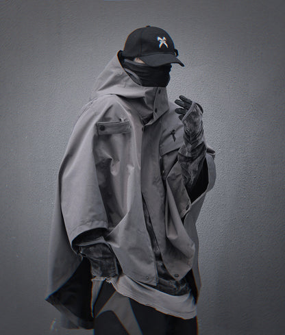 HiJ40 Grey I-Tech Poncho