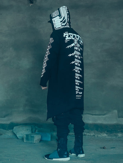 Sim507 Cyber Alien Trench Coat