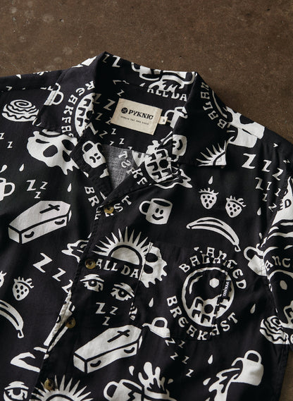 Dead Tired Button-Up