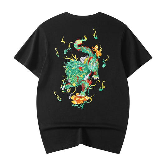 KH759 Emerald Kirin Embroidery Tee